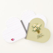 Carnet Bouquet de fleurs sauvages blanches (Intérieur)