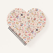 Bouquet de fleurs vintage motif romantique pastel