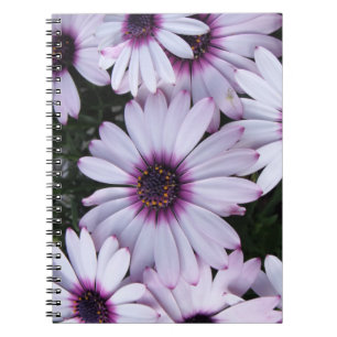 Carnet Bouquet de fleurs violettes claires