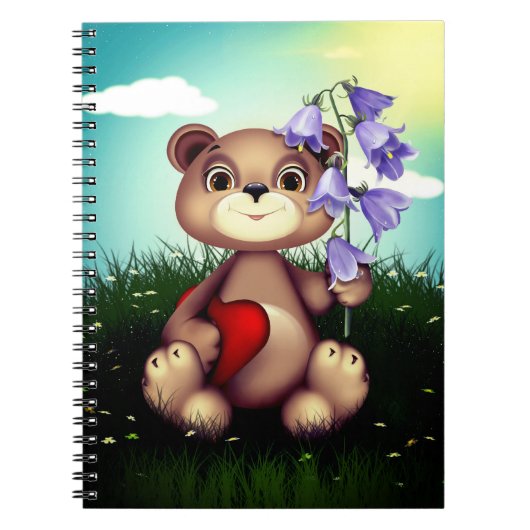 Carnet Bouquet de garde d'ours Flower-39920 (Devant)