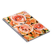 Carnet Bouquet de rose rose poire (Côté Droit)