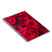 Carnet Bouquet de rose rouge de passion (Côté Droit)