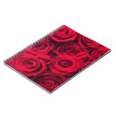 Carnet Bouquet de rose rouge de passion (Côté gauche)