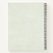 Carnet Bouquet de tournesol jaune en aquarelle (Dos)