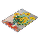 Carnet Bouquet de tournesols Claude Monet (Côté gauche)