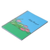 Carnet Bouquet de tulipes allongé (Côté gauche)