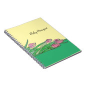 Carnet Bouquet de tulipes allongé  (Côté Droit)