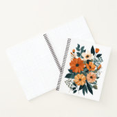 Carnet Bouquet des fleurs d'automne (Intérieur)