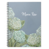 Carnet Bouquet Dusty Blue Hydrangea (Devant)