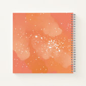 Carnet Bouquet floral blooming garden (Dos)