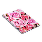 Carnet Bouquet rose (Côté Droit)