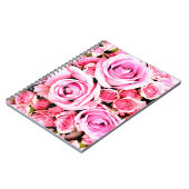 Carnet Bouquet rose (Côté gauche)