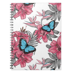 Carnet Bouquet tropical
