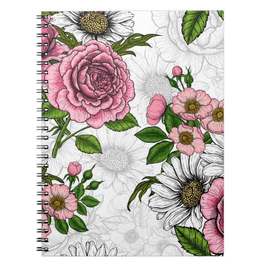 Carnet Bouquets d'été (Devant)