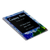 Carnet Bouquets d'hydrangées bleu violet (Côté Droit)