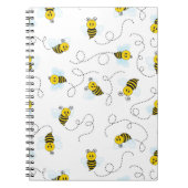 Carnet Bourdon Volant Jaune Noir (Devant)