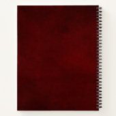 Carnet Bourgogne Champagne Ivoire Mauve Rose Shower de Ma (Dos)