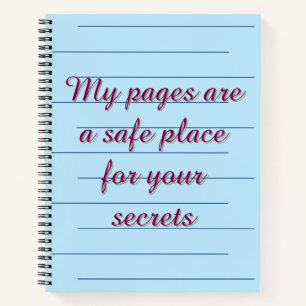 Carnet Bourgogne Romantique & Garde-Secrets Bleu
