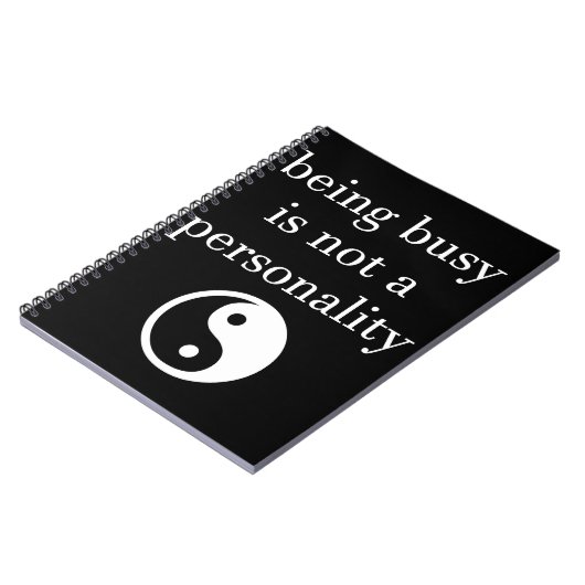 Carnet Bourreau de travail autodérision maximes cadeau (Côté gauche)