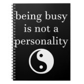 Carnet Bourreau de travail autodérision maximes cadeau (Devant)