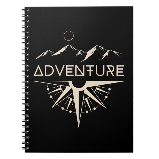 Carnet Boussole d'aventure Montagnes (Devant)