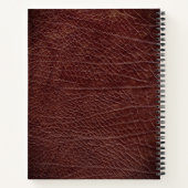 Carnet Boussole embossée sur aspect cuir (Dos)