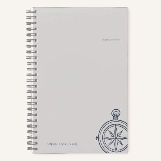 Carnet Boussole-Midnight Cartographer  (Recto)