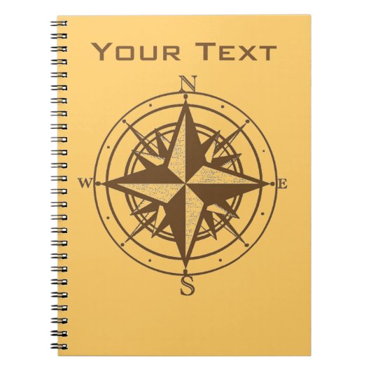 Carnet Boussole vintage (Devant)