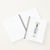 Carnet Bouteille de verre avec pipette (Intérieur)