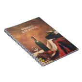Carnet Bouteille et livres/Journal du vin personnalisé (Côté Droit)