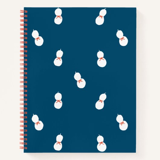 Carnet Bouteille Gourd avec Motif de ruban (Devant)