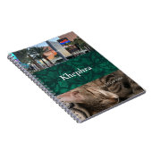 Carnet Bouteille Green Batik Nom et photo Collage (Côté Droit)