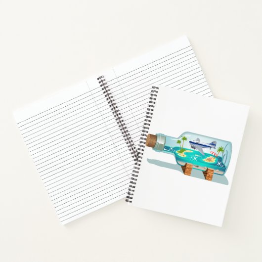 Carnet Bouteille souvenir de dessin (Intérieur)