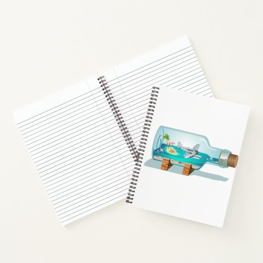 Carnet Bouteille souvenir de dessin (Intérieur)
