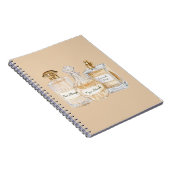 Carnet Bouteilles de parfum françaises (Côté Droit)
