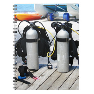 Carnet Bouteilles d'oxygène pour la plongée en apnée dans