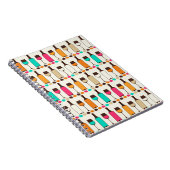 Carnet Bouteilles et verres rétro (Côté Droit)