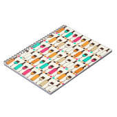 Carnet Bouteilles et verres rétro (Côté gauche)