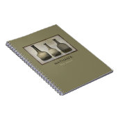 Carnet Bouteilles rustiques Encore Vie Art Vin Personnali (Côté Droit)