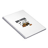 Carnet Bouteur fantôme Halloween Design de bouteur_1 (Côté Droit)