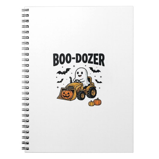 Carnet Bouteur fantôme Halloween Design de bouteur_1 (Devant)