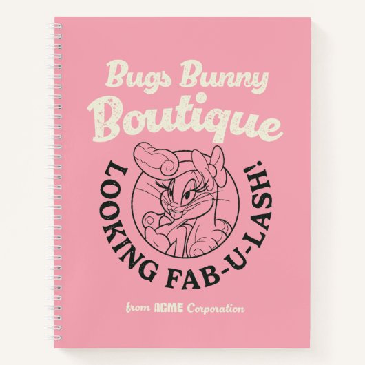 Carnet Boutique BUGS BUNNY™ - Fab-U-Lash à l'air ! (Devant)