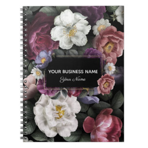 Carnet Boutique Floriste Personnalisée