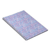 Carnet Boutique Mermaid Tail Scale Pastel Purple Sparkle (Côté Droit)