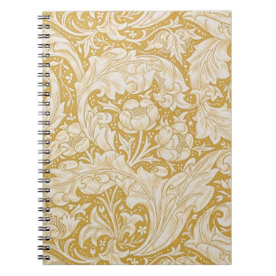 Carnet Bouton de célibataire en or de William Morris Flor