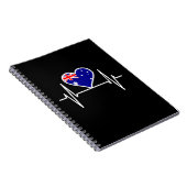 Carnet Bouton du drapeau australien (Côté Droit)