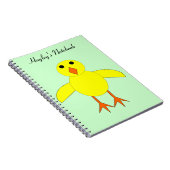 Carnet Bouton personnalisable de sélection de Pâques mign (Côté Droit)