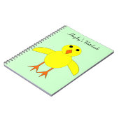 Carnet Bouton personnalisable de sélection de Pâques mign (Côté gauche)