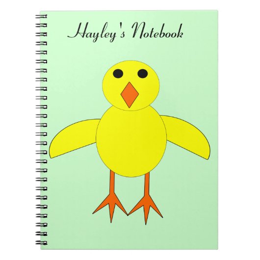 Carnet Bouton personnalisable de sélection de Pâques mign (Devant)