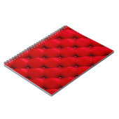 Carnet Boutonné sur la Texture rouge. Répéter le motif (Côté gauche)